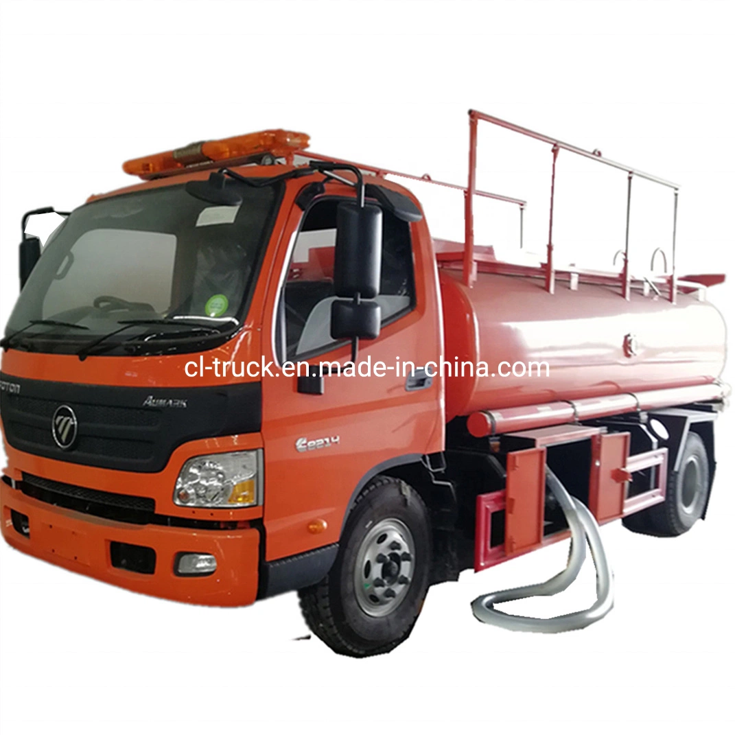 Fototon Aumark Aoling Modelo 4X2 6cbm 7cbm 8cbm tanque de combustible Camión de Transporte de Petróleo vehículo de entrega de gasolina Diesel realizar pedidos a granel Isuzu HOWO chasis Dongfeng