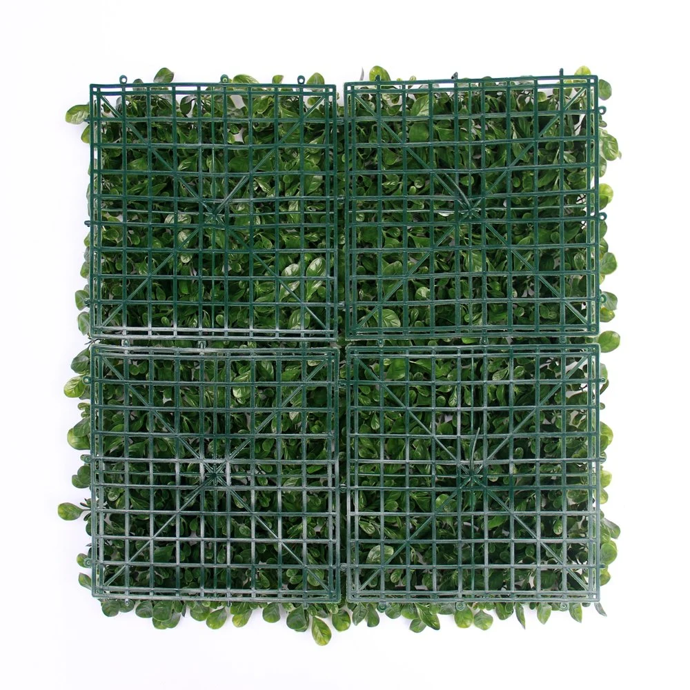 Cheap PVC Plastic Leaf Fence Artificial Hedge for Garden Decoration