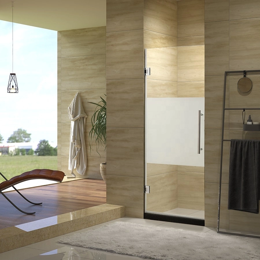 Professional Design Multi-Function Bathroom Furniture Flat Shower Door Glass with Good Service