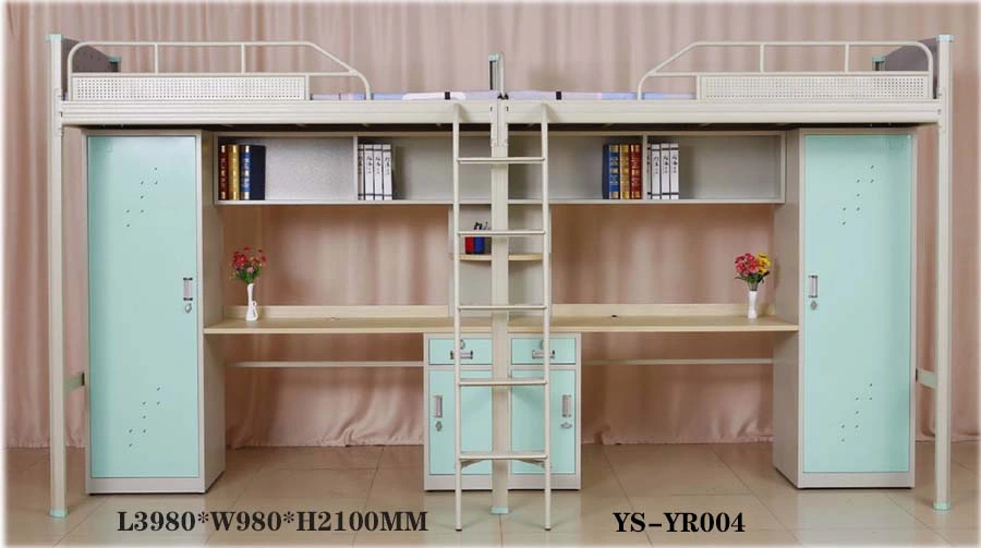 Wholesale/Supplier Knock Down Metal Detachable Dormitory Steel Bunk Bed Double Beds