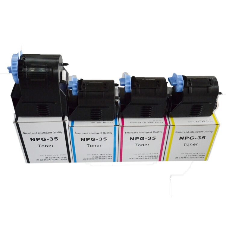 Photocopier Color Used Npg-35 G35 Canon Color Toner Cartridge for Irc2550I/2880I/3080I/3380I/3580I