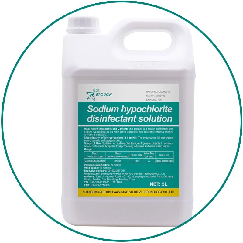 Natriumhypochlorit-Desinfektionsmittel, zur Oberflächendesinfektion, Umweltdesinfektion und zur Liniendesinfektion von Dialysegeräten