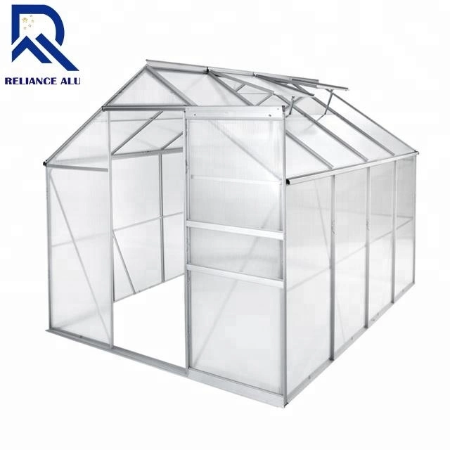 Reliance Aluminium Aluminium Rahmen Sonnenraum Glas Hobby Blume Garten Grün Haus