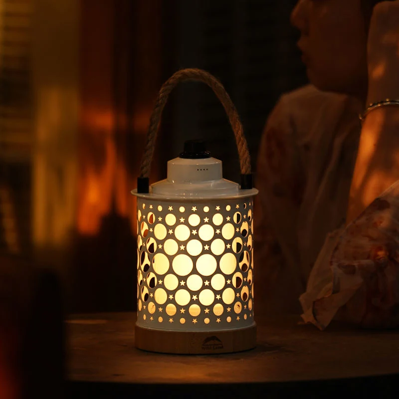 Wild Land Love Camping Lantern Rechargeable Outdoor Lamp LED Hanging Portable