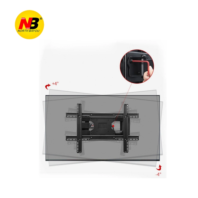 to Thailand Nb Sp2 40"-70" 60"65" 68.2kg Heavy Duty Strong Retractable Long 3 Arm Full Motion LCD TV Wall Mount Bracket 110-712mm