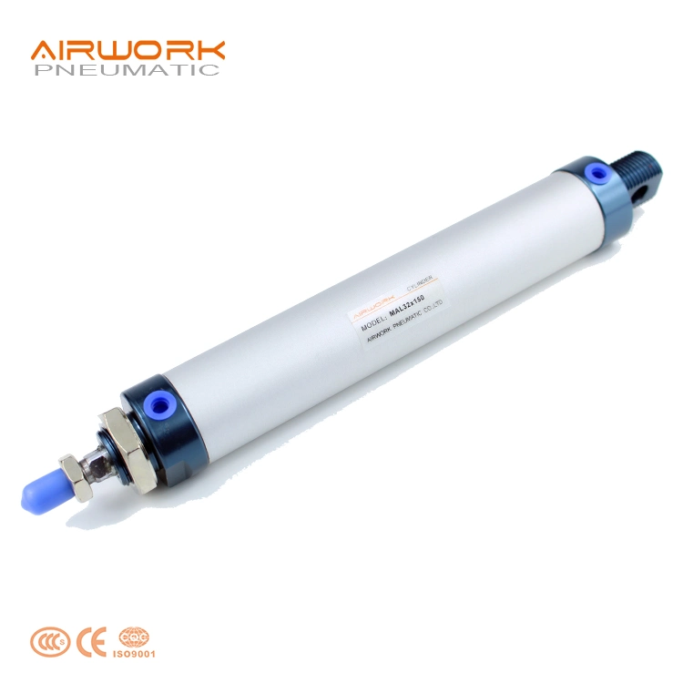 Mal Standard Mini Aluminum Alloy Material Piton Type Pneumatic Air Cylinders