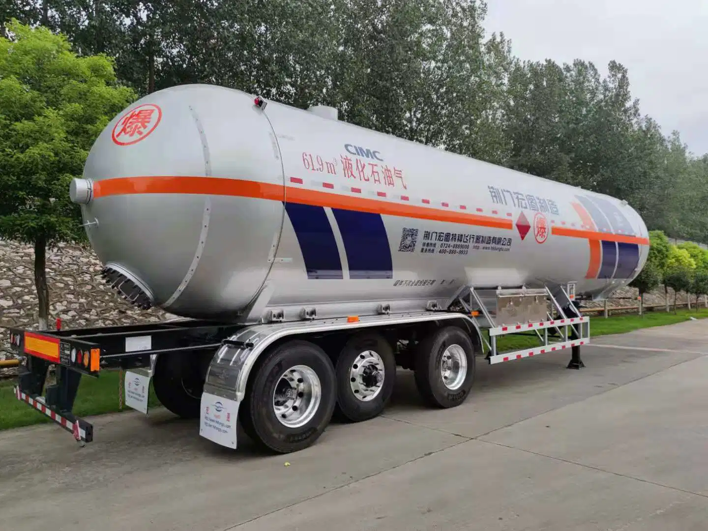 1500gallon Jost King camiones de transporte de GLP Trailers para la venta