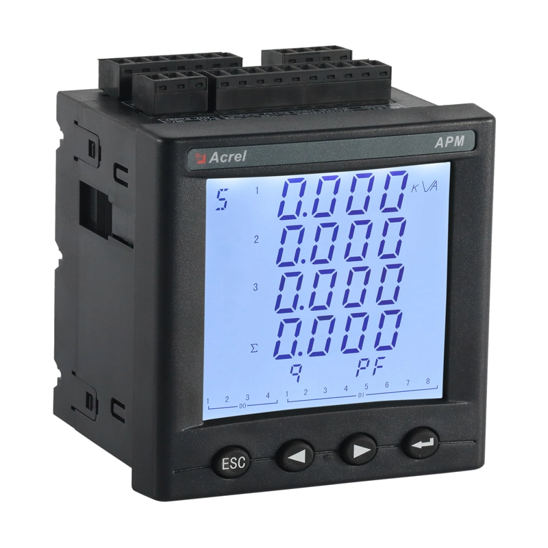 High Accuracy 0.2s RS485 Power Measurement 4-20mA Electric Energy Meter