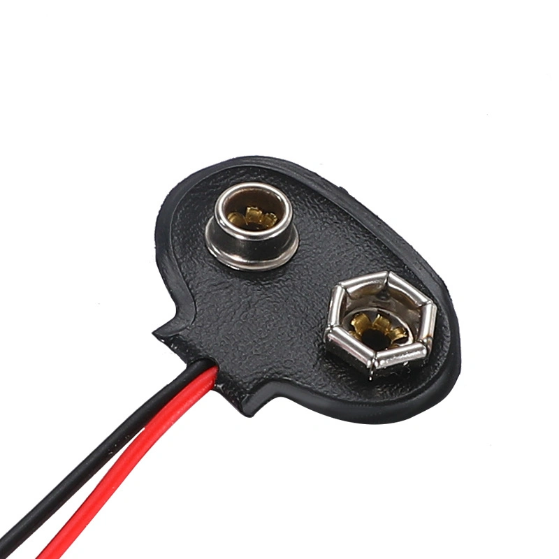 9 Volt Battery Connector Clip Peut Faire Selon les Exigences des Clients