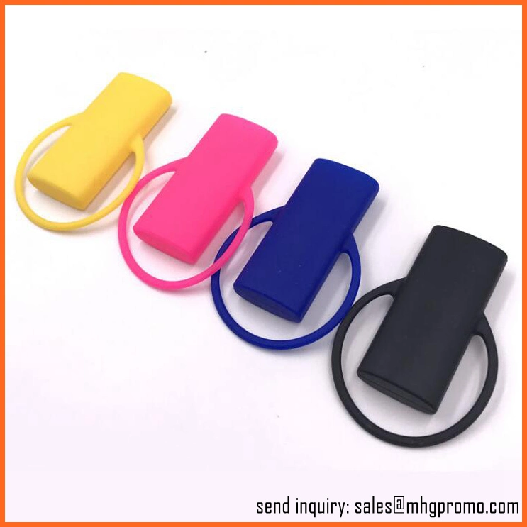 Silicone Lighter Case Sleeve with Ring