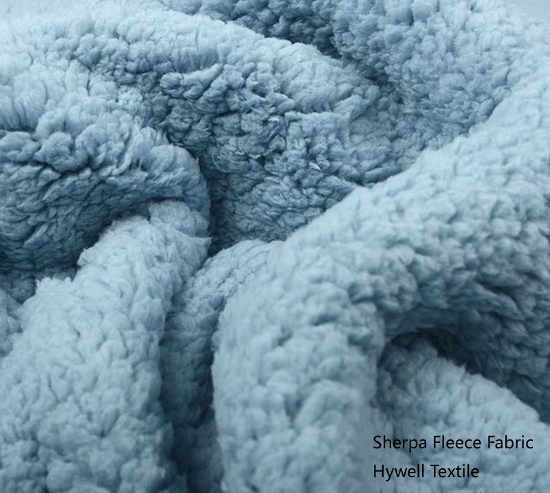 Polyester Sherpa Fleece Fabric Textile