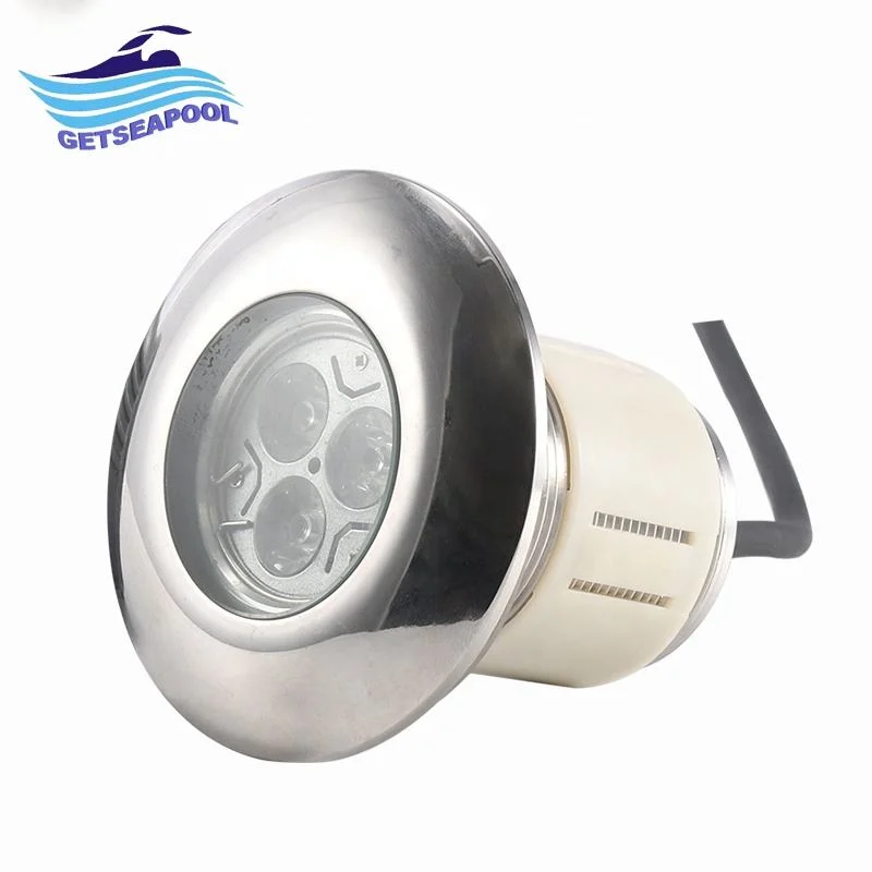 Waterproof RGB IP68 3W 12V LED Recess Swimming Pool Light LED Underground Underwater Lighting CE RoHS OEM&ODM