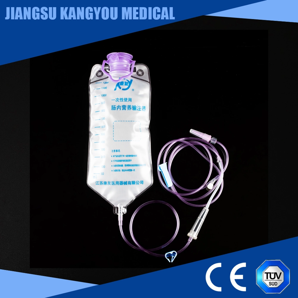 Hospital Use Medical Sterile Disposable Nutrition Enteral Feeding Bag for Patients Use