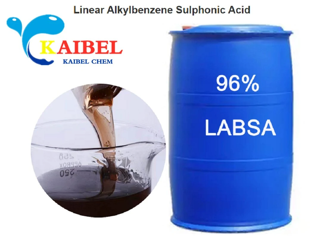 Planta de fabricación de LABSA LABSA detergente de las materias primas un 96% de ácido sulfónico CAS 27176-87-0.