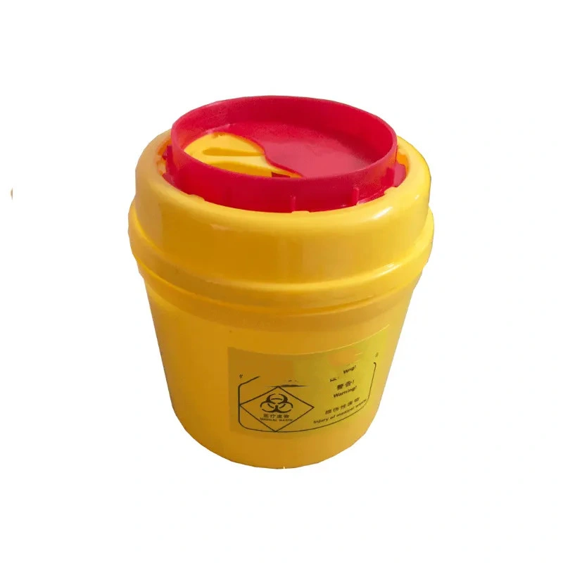 Different Capacity Plastic Medical Sharps Safety Box Sharp Container