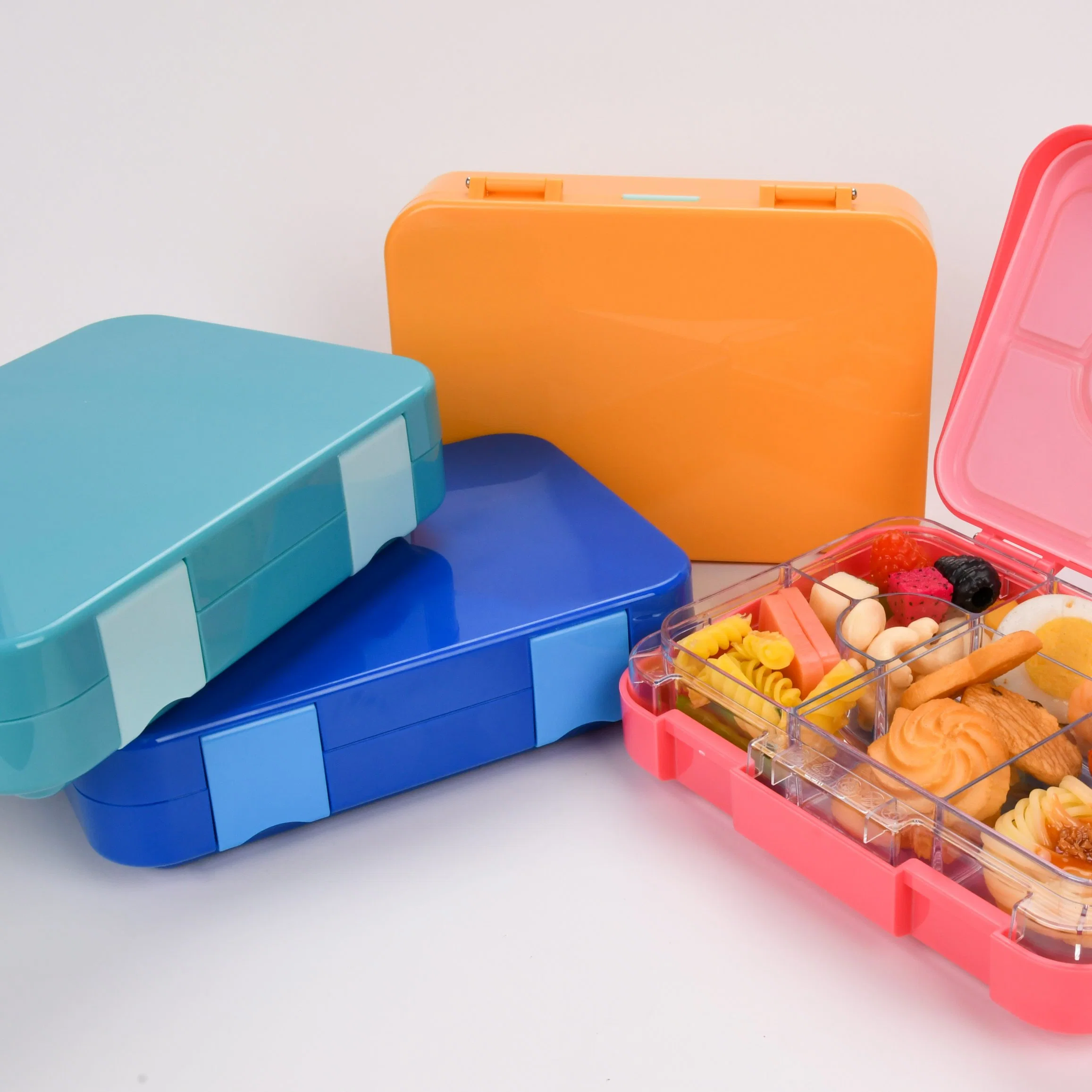 Food Container PP Plastic Lunch Box Kid Children Adult Divided Bento Lunch