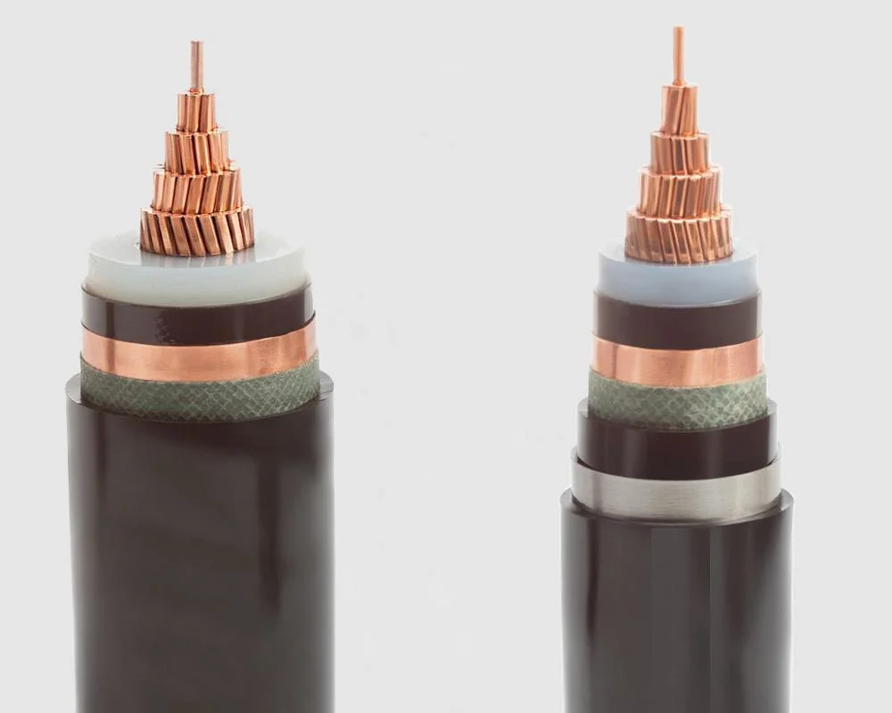 8.7/15 (17.5) Kv Copper/ Aluminum Conductor Single Core XLPE Insulated Cts Awa Armored Cable