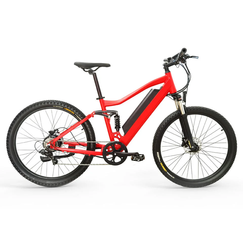 2023 New Mayebikes Dual Suspension Electric Bicycle 27.5'' 350W Mountain Ebike Aluminum Alloy Electric Mountain Bike