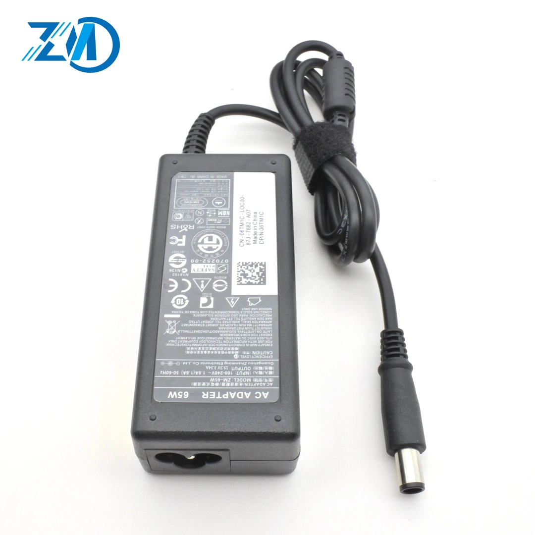 65W 19.5V 3.34A Slim Original Cargadores PARA Laptop for DELL PA-12 Big Pin Laptop Charger