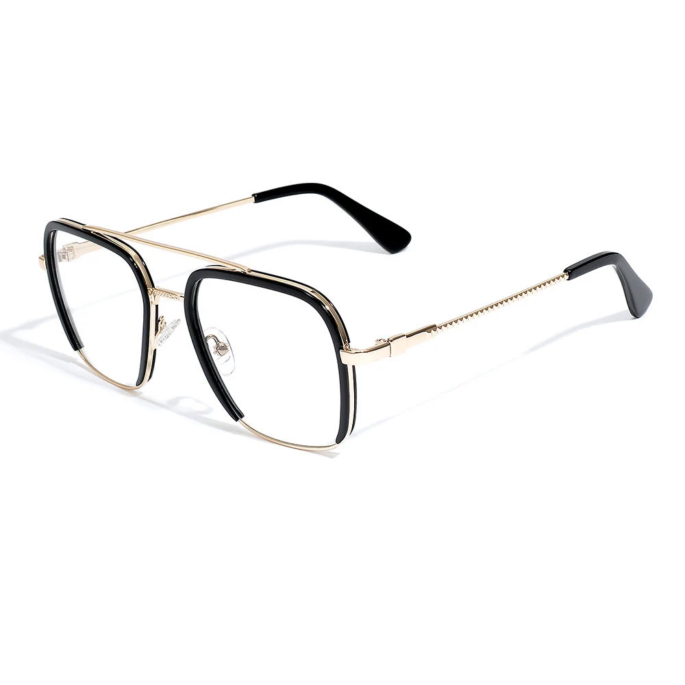 Yeetian YETO-207 Assorted Mix Acetato Metal Double Bridge Aviation Fashion Glasses Optical Frames