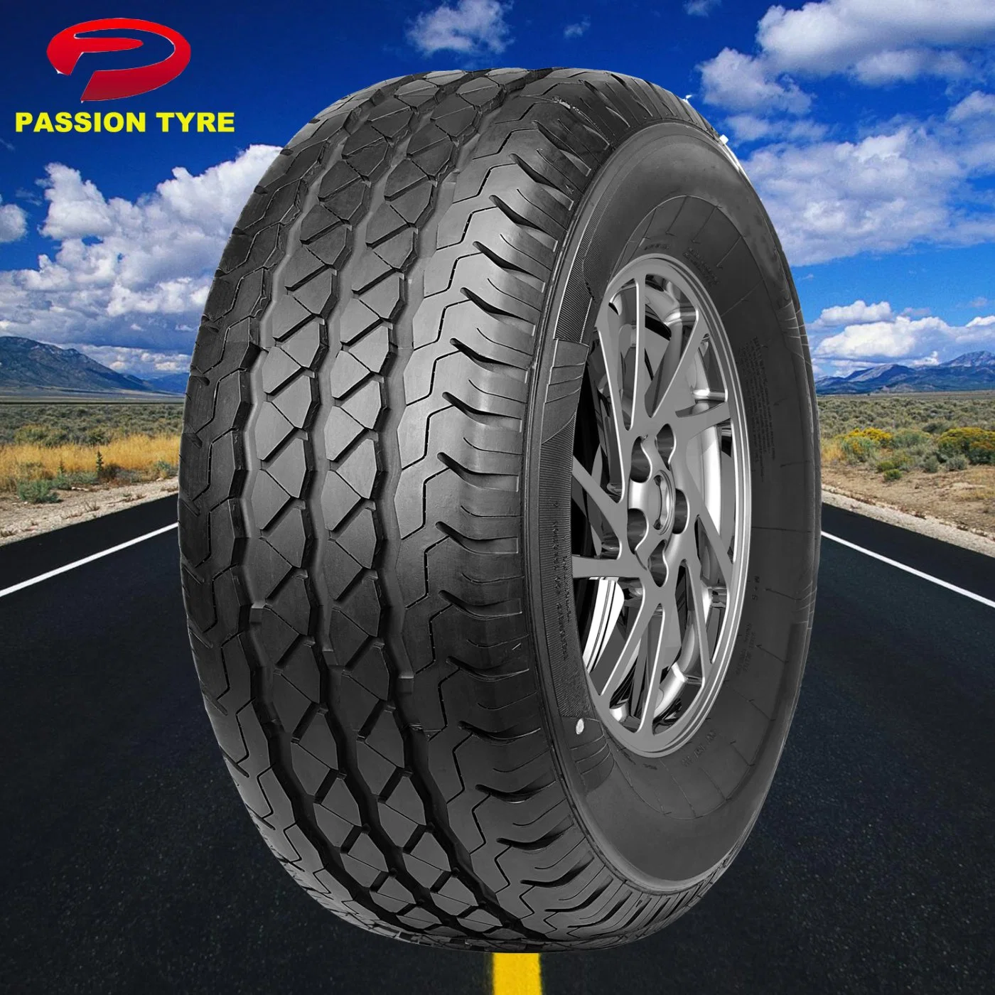 Habilead Brand White Sidewall (WSW) Commercial Van Tyres, Light Truck Tires 185r14c 195/70r15c 255/70r15c 205r16c