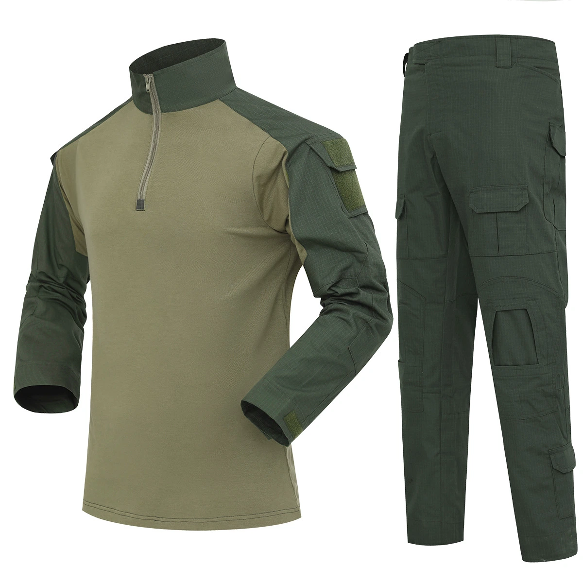 Factory Direct Outdoor Tactical Sports Camouflage G2 Miliraty Unifrom Rip-Stop Tactical Suit