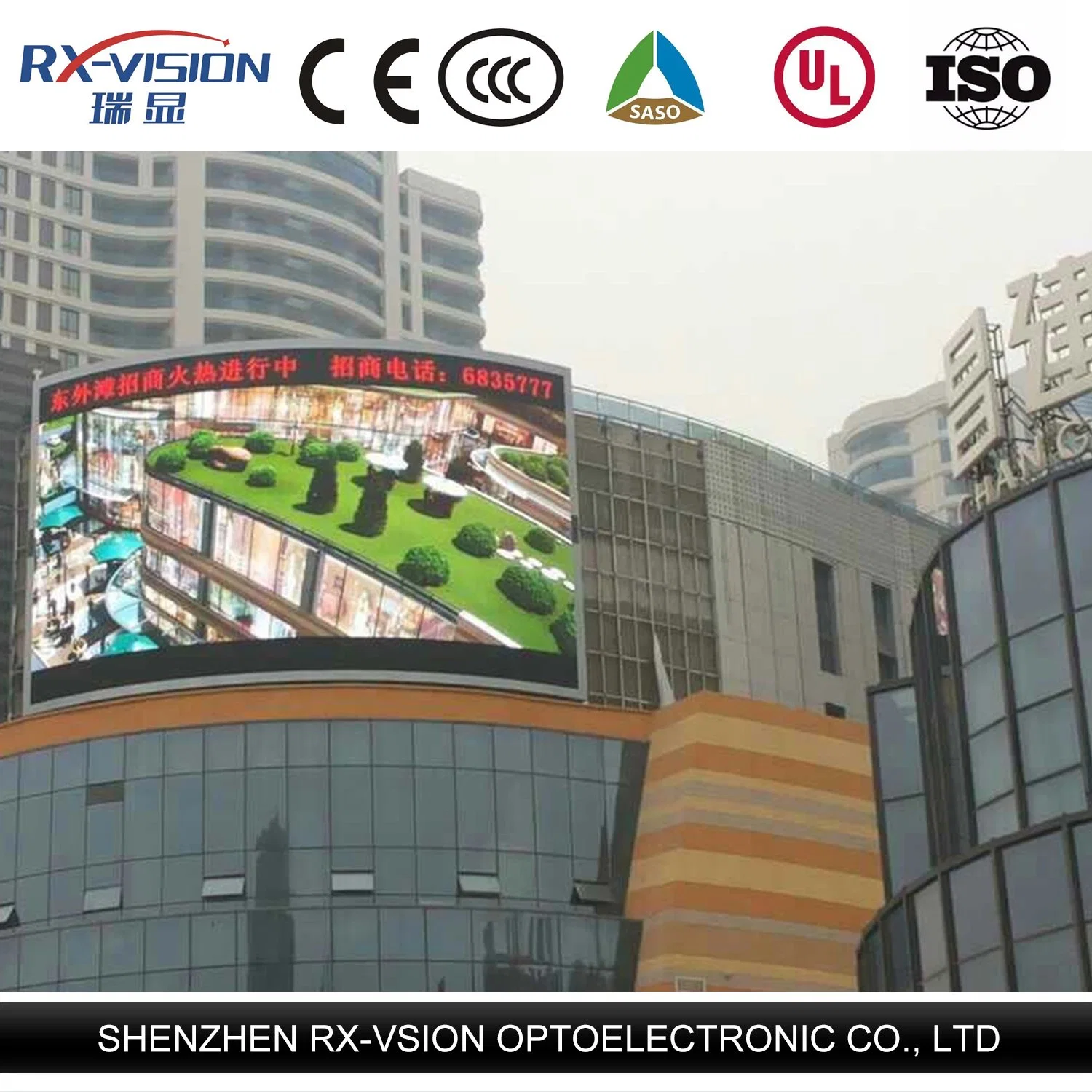 Outdoor Full Color Nation Star P4 P5 P6 P8 P10 LED Display for Advertising Screen Panel Sign