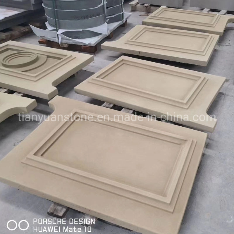 Natural Stone Floor Tile Beige Sandstone for Interior Design and Outside Flooring Wall