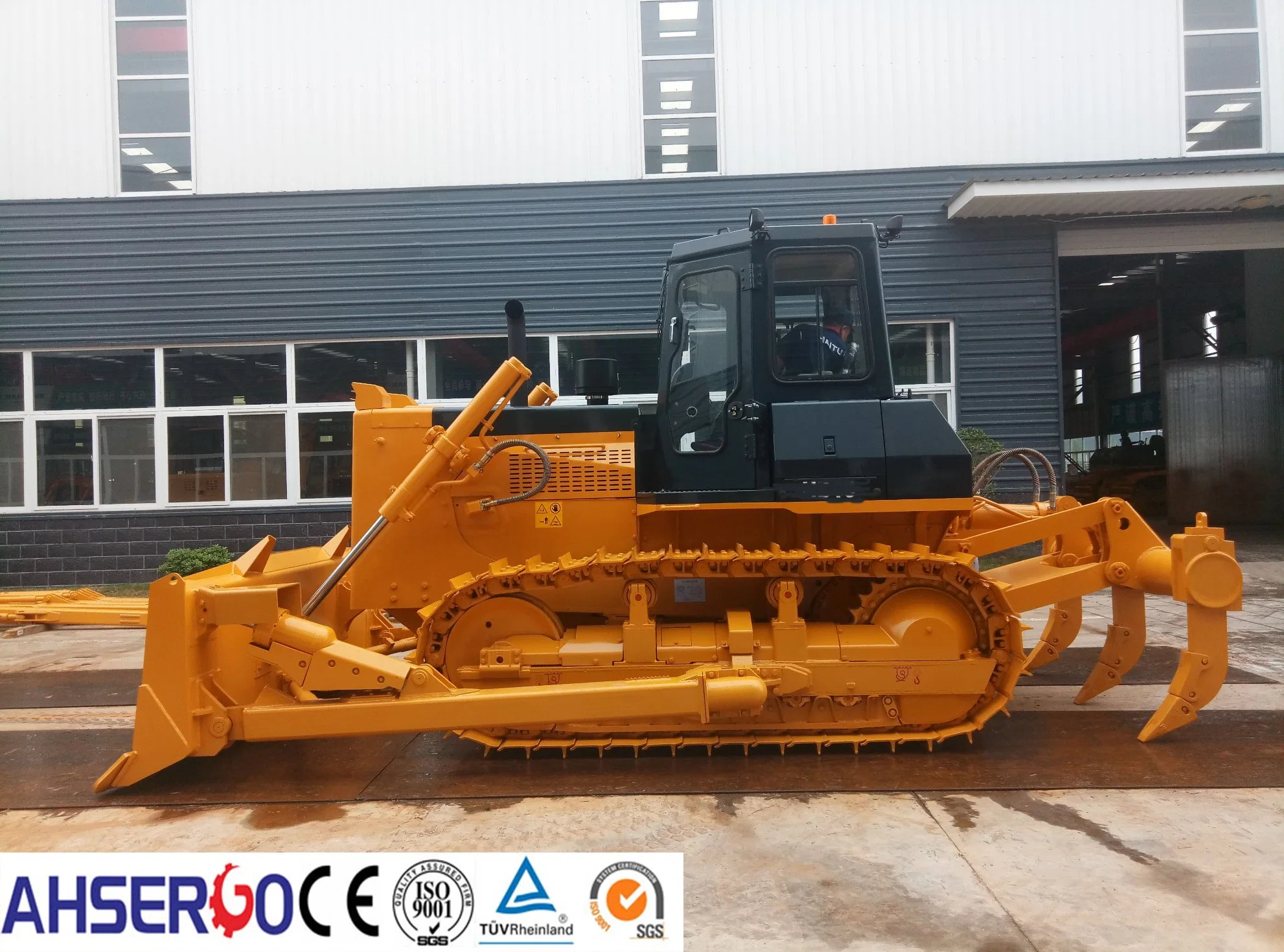 Venda de máquinas de construção de alta eficiência de marca ativa 23 Ton 220hp Transmissão Hidráulica do buldozer Bulldozer com Escarificador único para venda