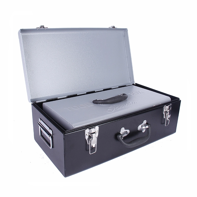 Big Capacity Toolbox with Side Plastic Handle