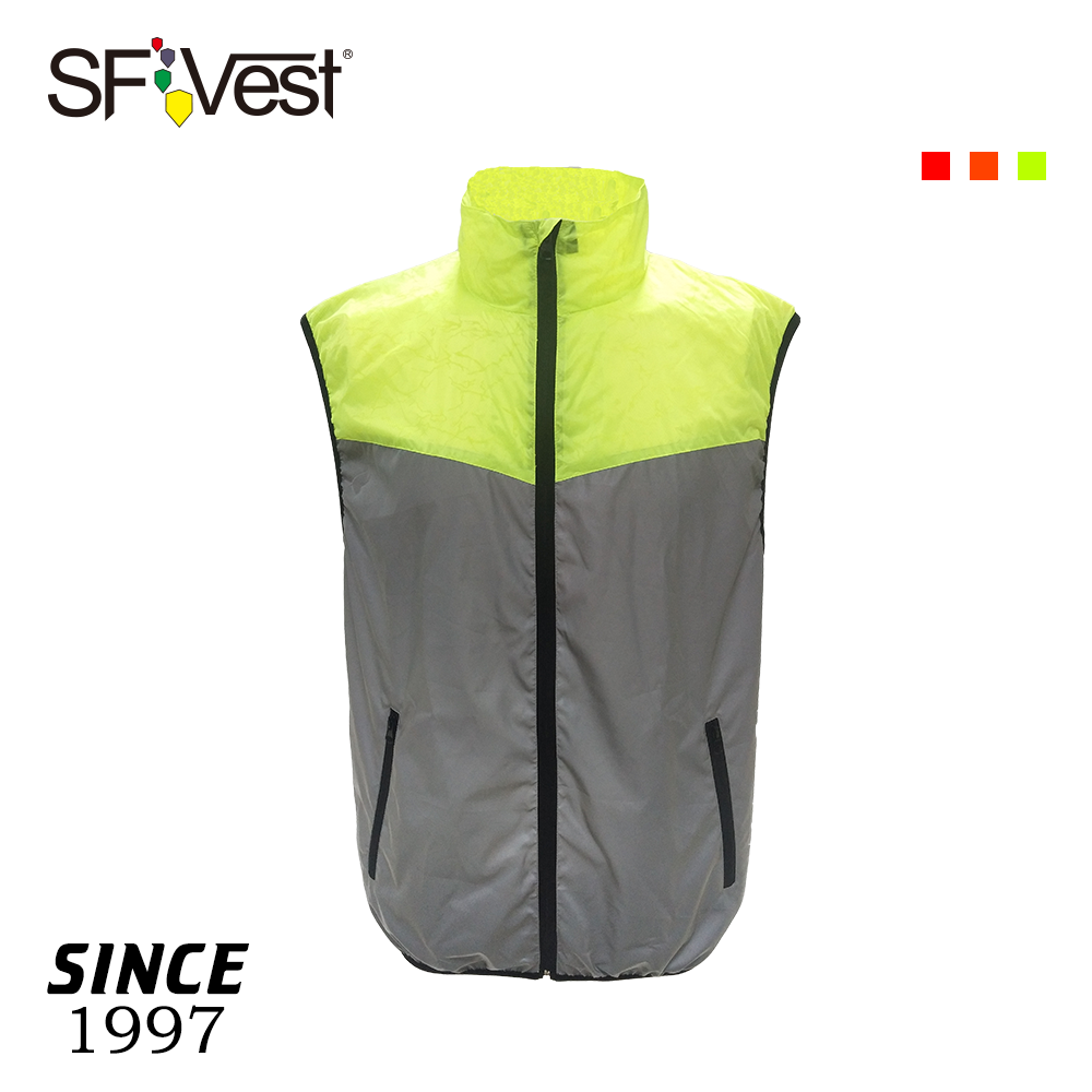 High Visibility Cycling Outdoor Safety Sports Vest with Pockets