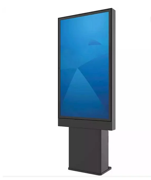 55 Inch Low Power Consumption Qwp Technology Waterproof Outdoor Self-Service Menu Board Information Touchscreen Kiosk