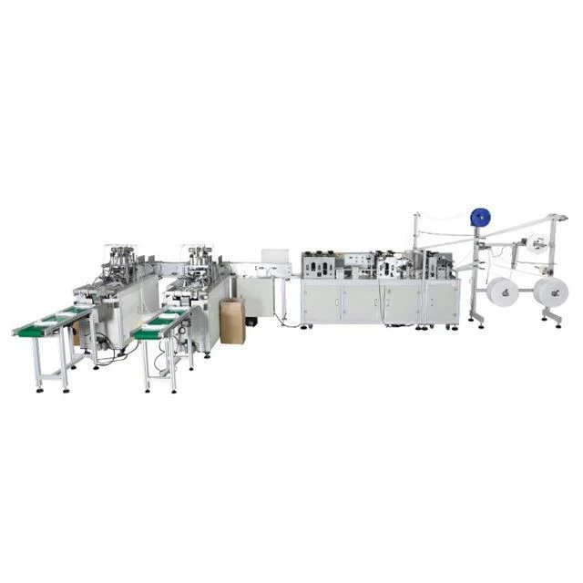 Fully Automatic Mask Making Machine 3 Ply Nonwoven Fabric Disposable Medical Facemask Facial Surgical Face Mask Machine