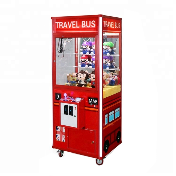 Self-Help Vending Indoor Coin Operated Claw Crane Machines for Game Center