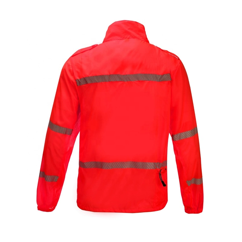 Good Quality Reflective Safety Sports Jacket Reflective Running Outdoor Cycling Night Safety Sports Clothes