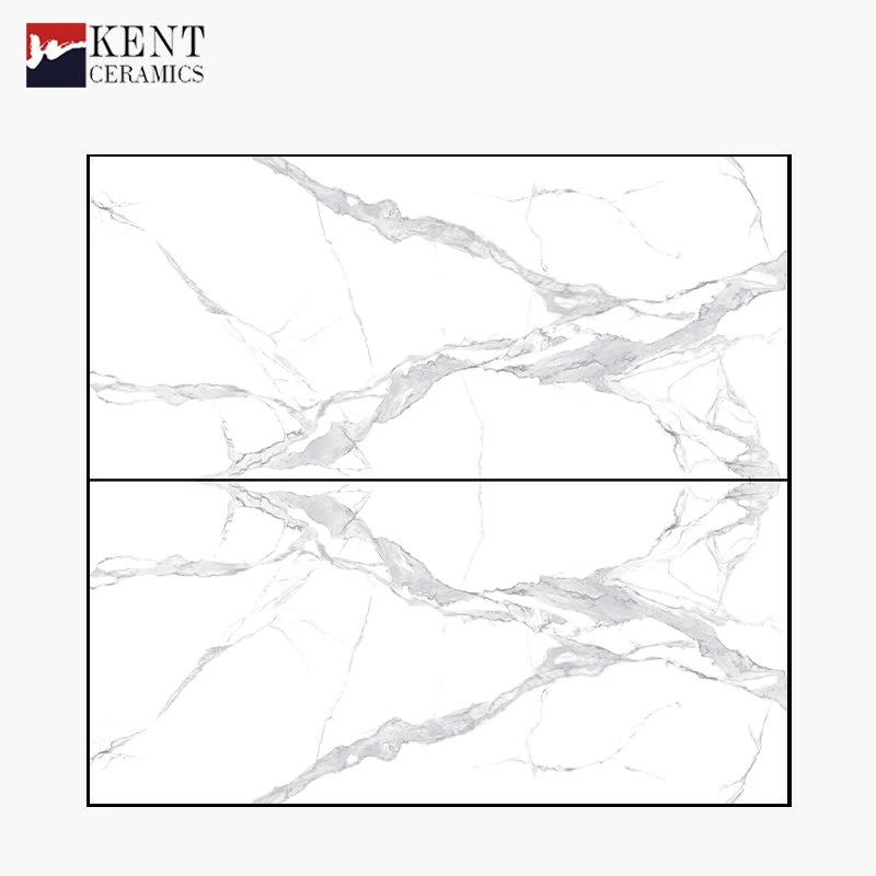 1200*2400mm Polished Glossy Marble White Decoration Building Material Floor Tile Slab