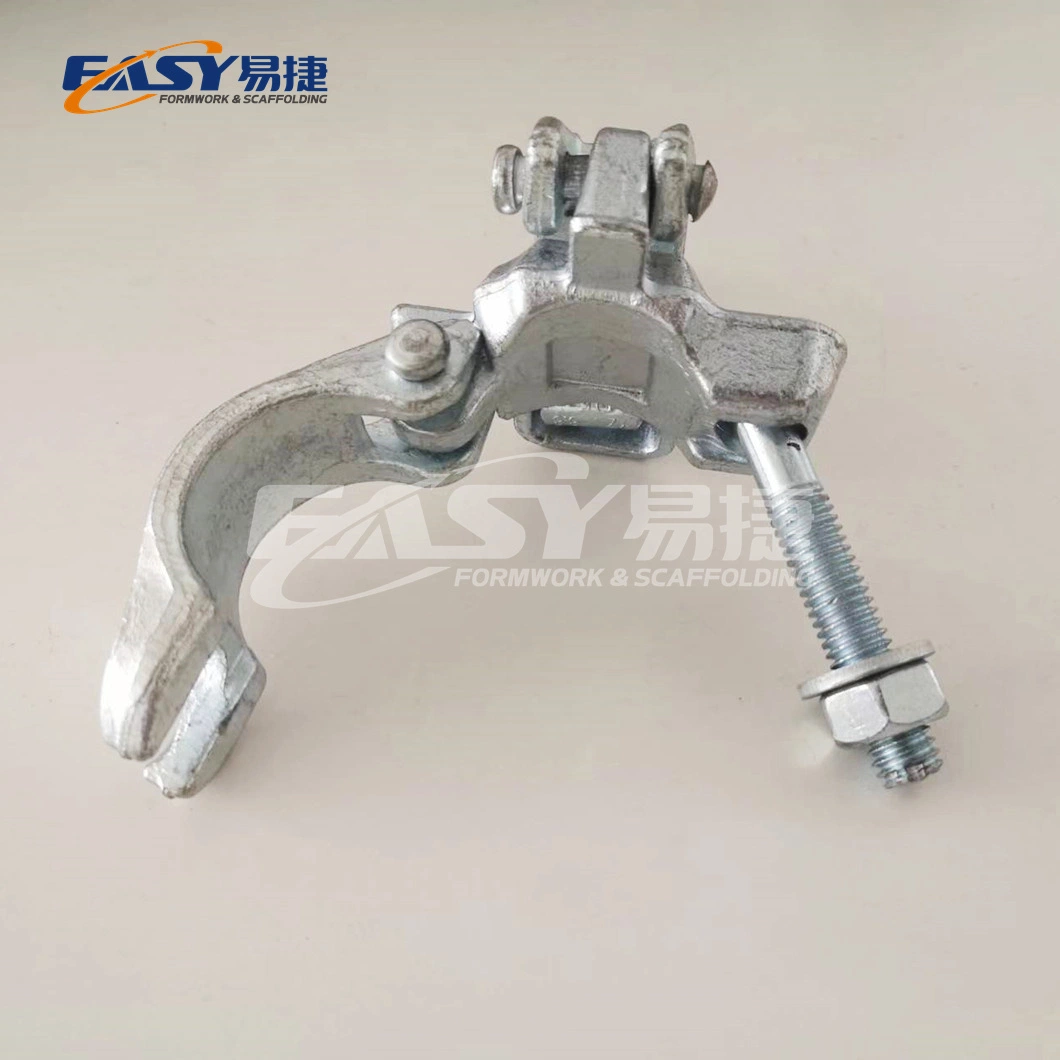 Facile 5% de réduction sur l'échafaudage BS1139/En74 48.3mm British Drop Forged Pressed Type Pipe Joint Coupler Beam Double Right Angle Swivel Scaffolding Clamp.