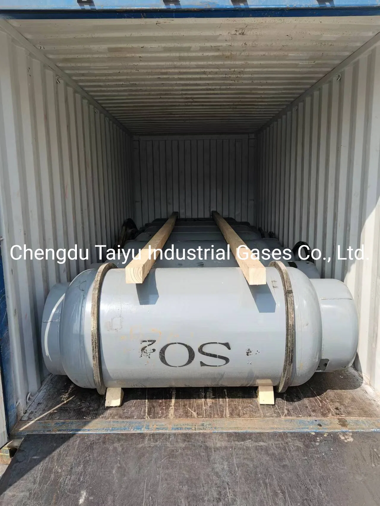 Hot-Sale 800L Cylinder Industrial Grade 99.9% Sulfur Dioxide So2 Gas for Glass Production Use