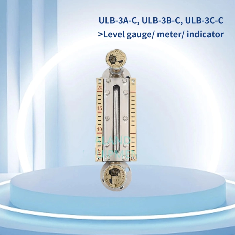 Indicateur de niveau de la jauge à hublot jauge de niveau du réservoir de carburant diesel jauge de niveau d'eau de la jauge à tube en acier inoxydable ULB-3A-C, ULB-3b-C, ULB-3c-C