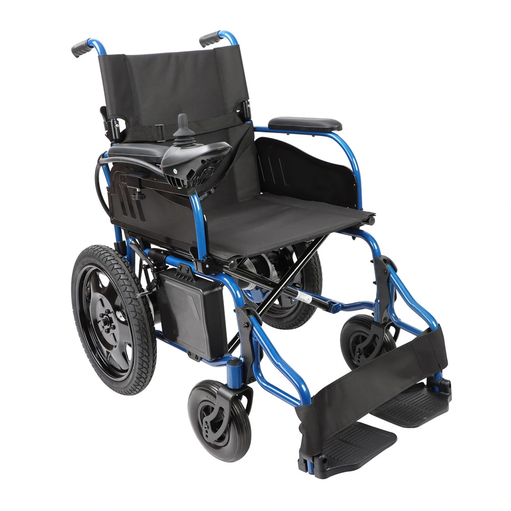 Chaise de roue d'équipement handicapés en fauteuil roulant électrique avec batterie au lithium