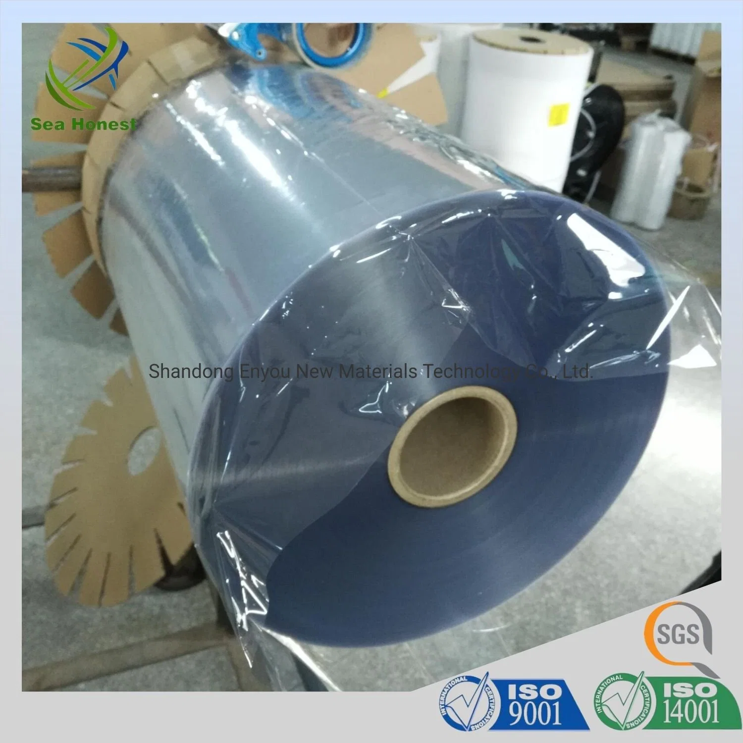 Customized Siez Blown PVC Shrink Film PETG Shrink Film for Label Printing