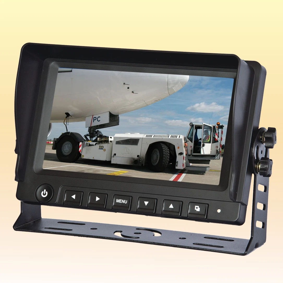 Rearview Monitor with LCD Screen and 2 Channels AV