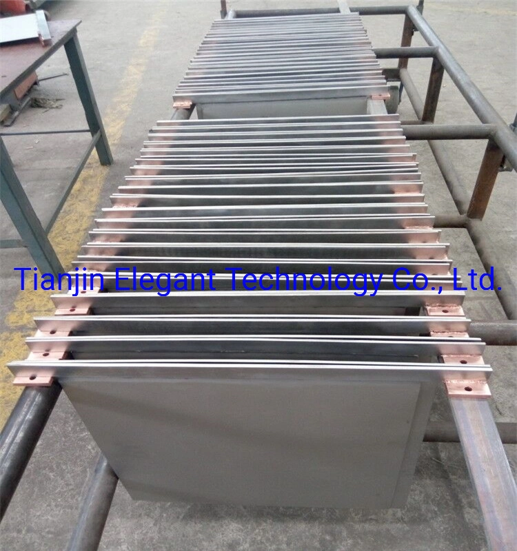 Permanent Steel Cathode with Titanium Clad Copper Hanger Bar for Electrolysis