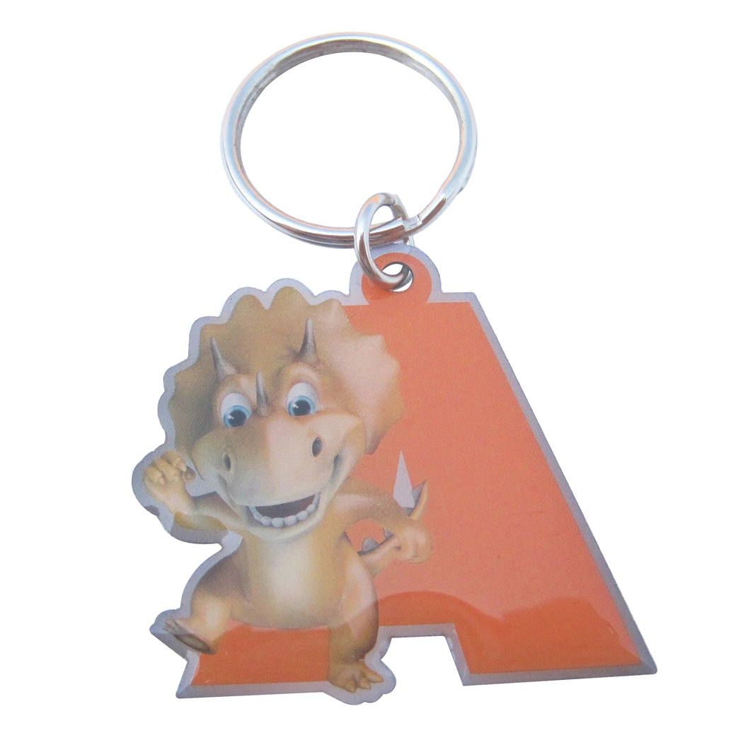 Wholesale/Supplier Bulk Custom Made Free Sample Cartoon Color Fill Printing Key Chain Promotion Cheap Photo Metal Keychain (A2102069)