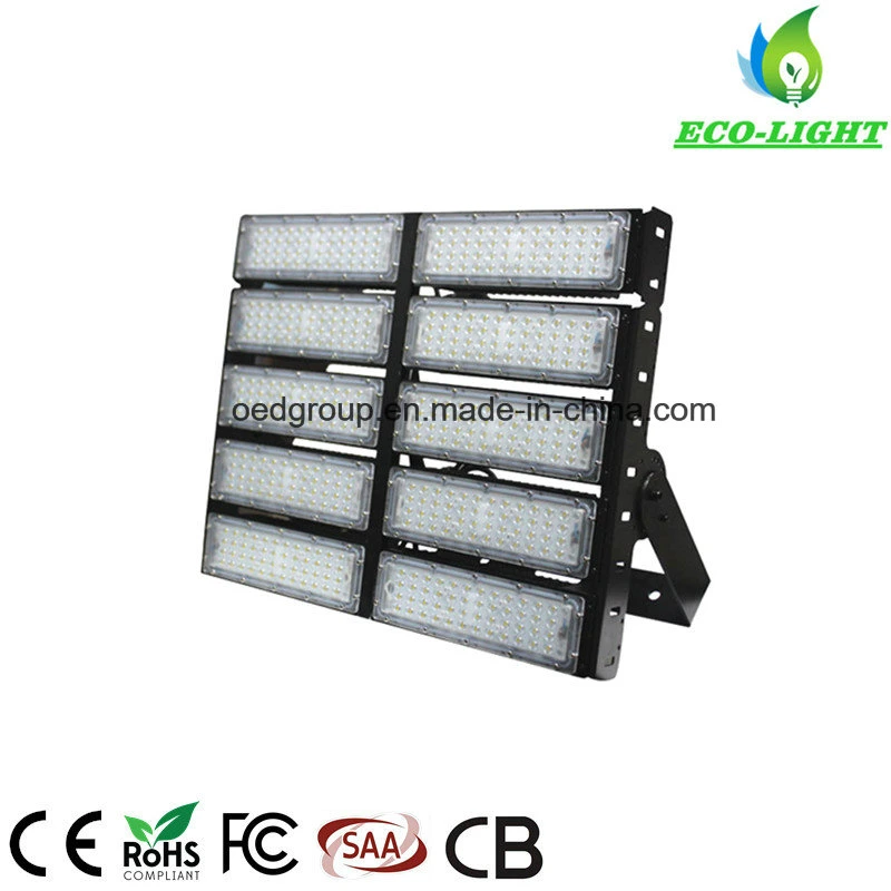 High Temperature Resistant SMD Module Sports Field Lighting 600W LED Flood Light