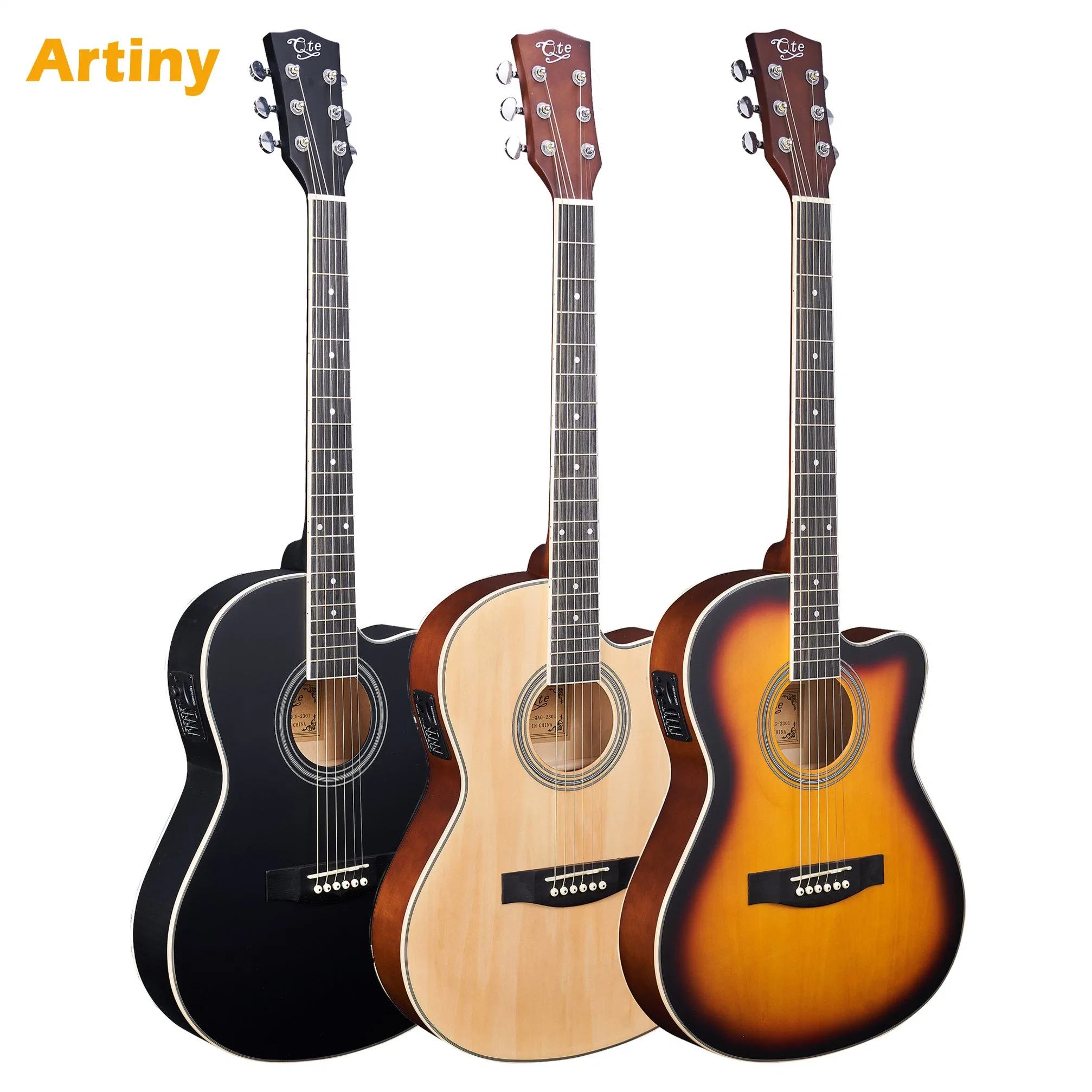 Artiny Guitar 39 Inch Linden Wood Acoustic Guitar Guitarra