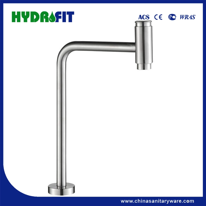 High Cold Tap for Brazil Market Misturador Monocomando De Lavatorio De Balcao Bica Alta Aqua (FT5259)