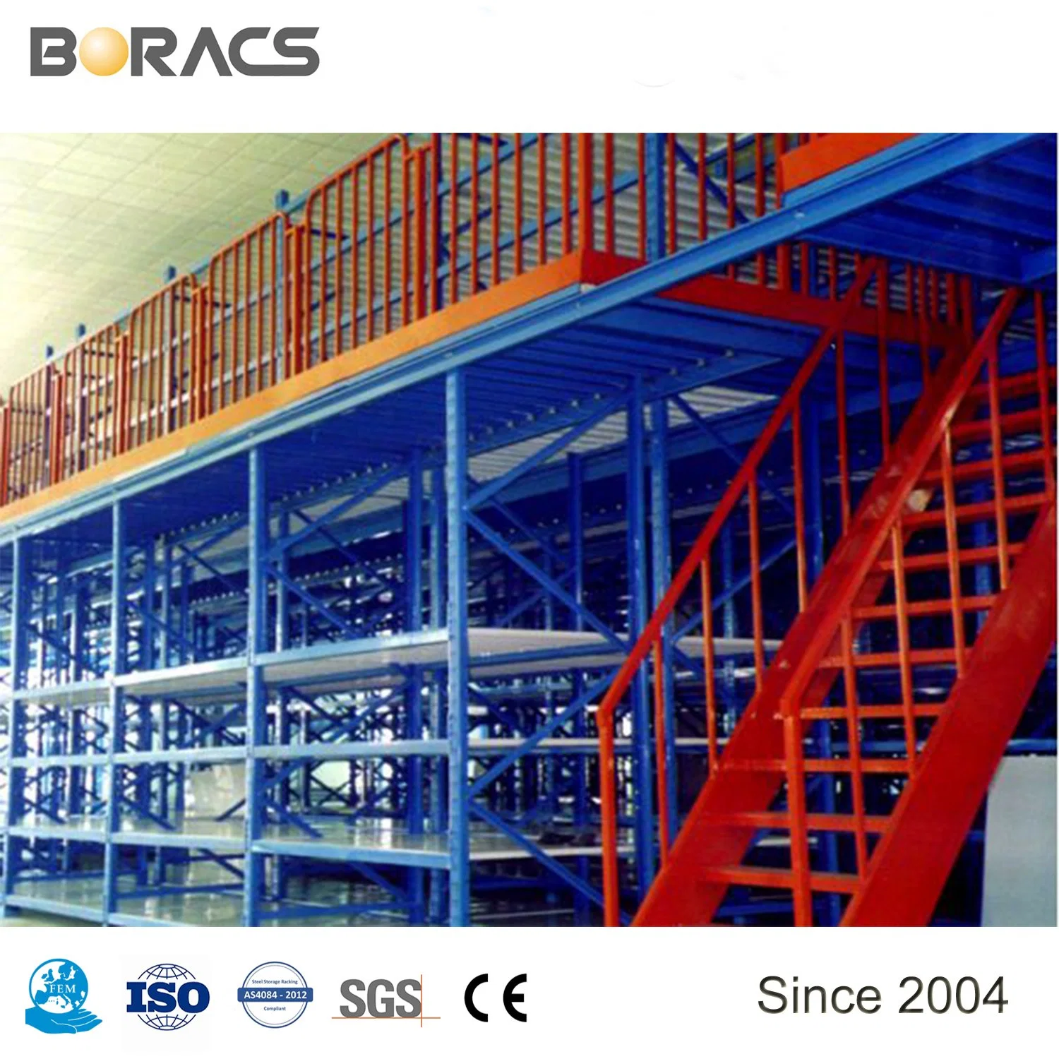 Steel Q235/Q355 Mezzanine Interlocking Floor System