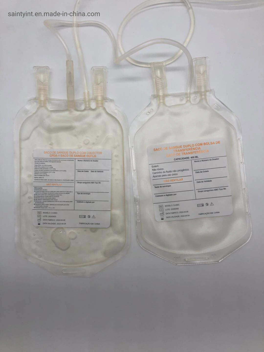 Disposable Cpda Blood Bag 350ml, 400ml