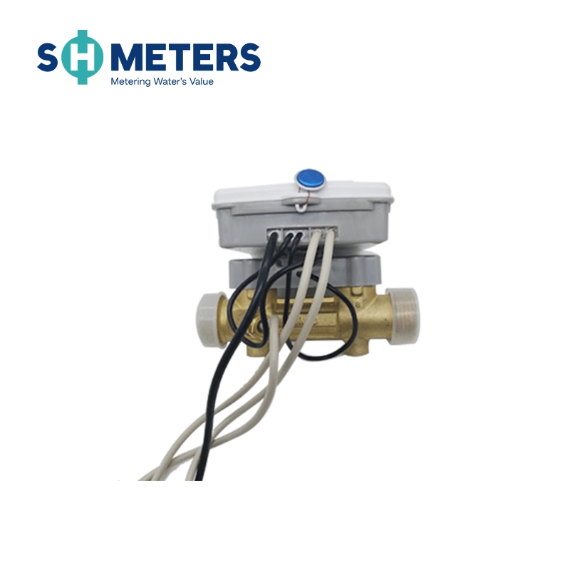 Long Service DN15-40 Temp Display Ultrasonic Heat Water Meter with Wide Measurement Range